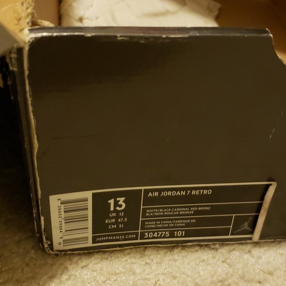 Air Jordan Cardinal 7 - Picture 3 of 3